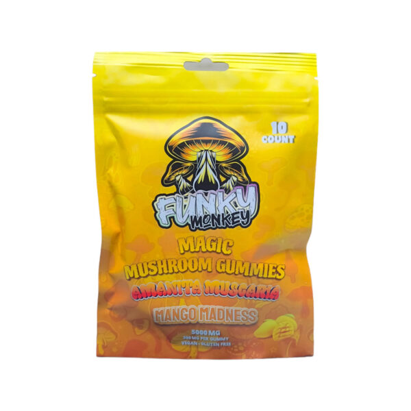 Funky Monkey - Mushroom Gummies mango-madness-5000mg