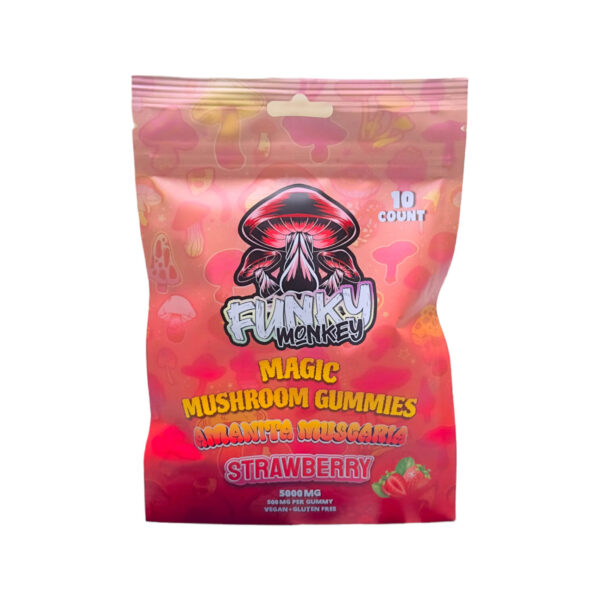 Funky Monkey - Mushroom Gummies stawberry-5000mg